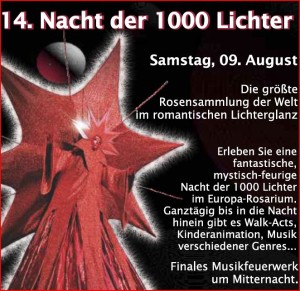 14. Nacht der 1000 Lichter Sangerhausen